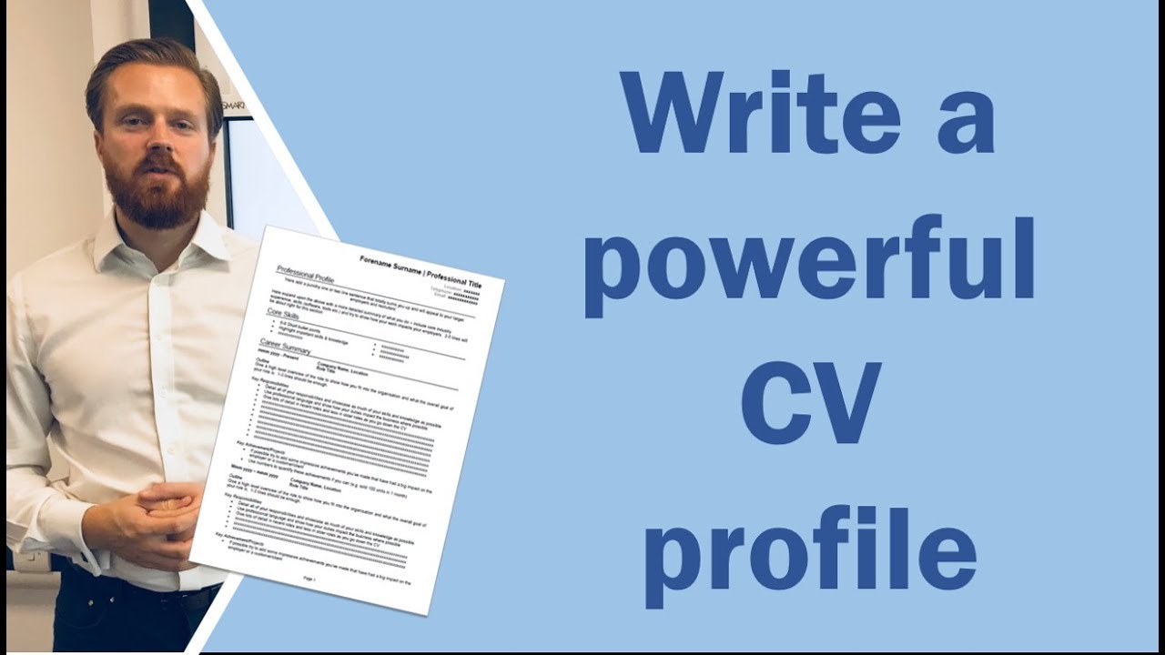 how to write a cv for china job