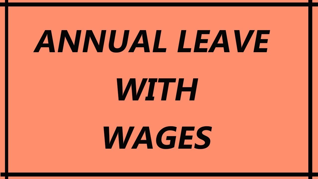 annual leave