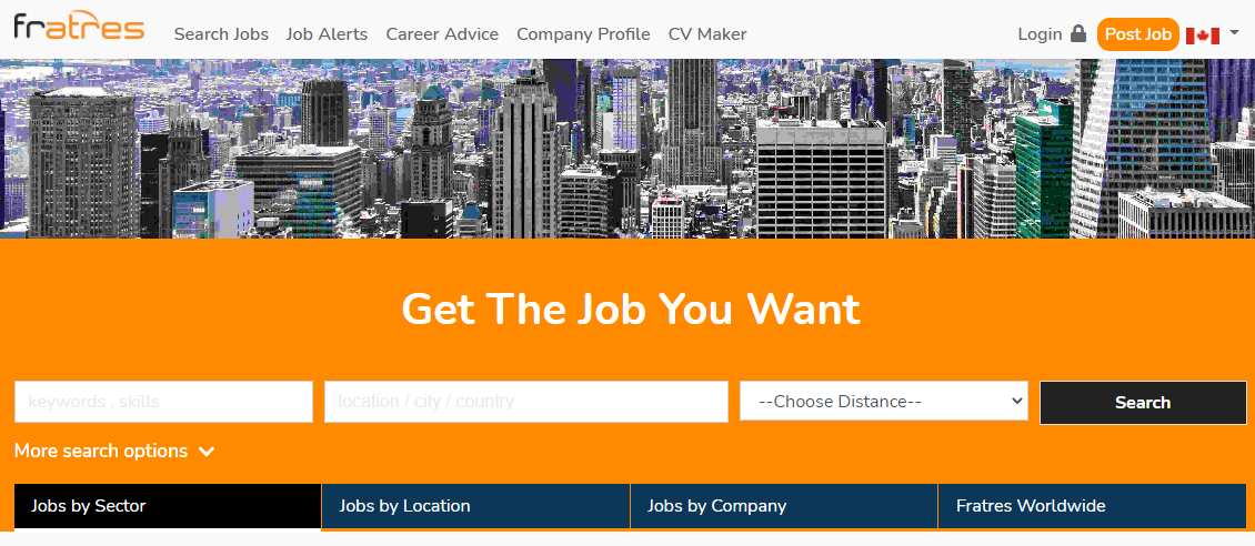 Fratres the new job search engine