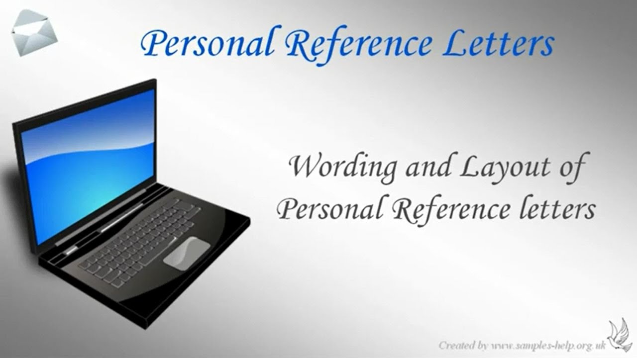 how to write personal reference samples