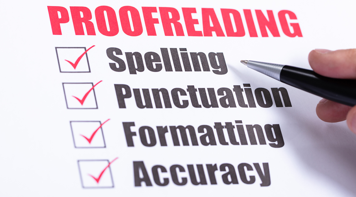proofreading for resume