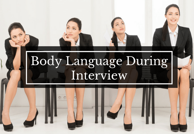 body language during job interview to pass interview