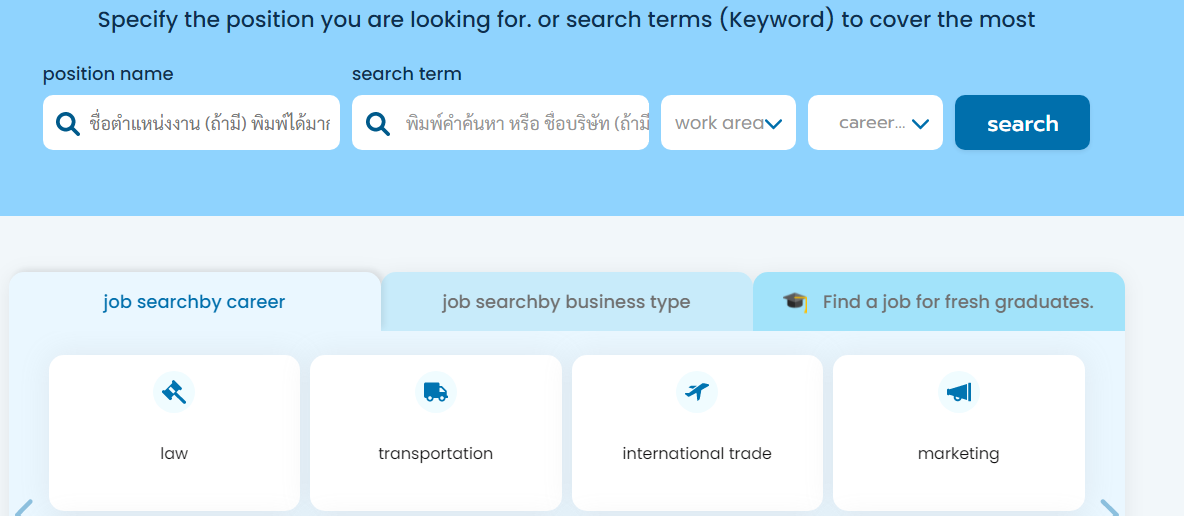 top job sites to find a job in thailand