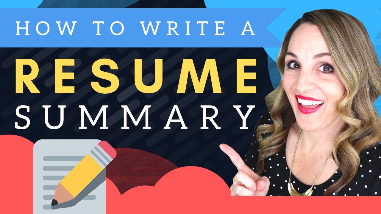 resume summary tips