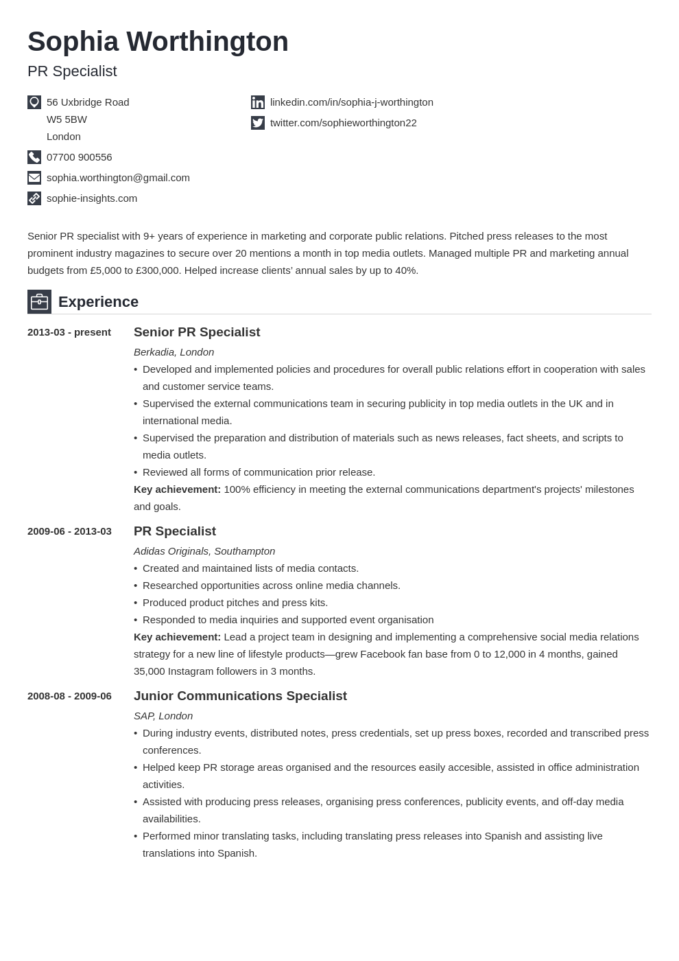 resume for job in Bangladesh